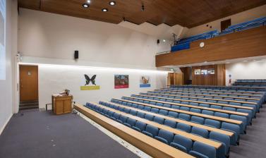 lecture theatre at the Museum of Natural History in Oxford