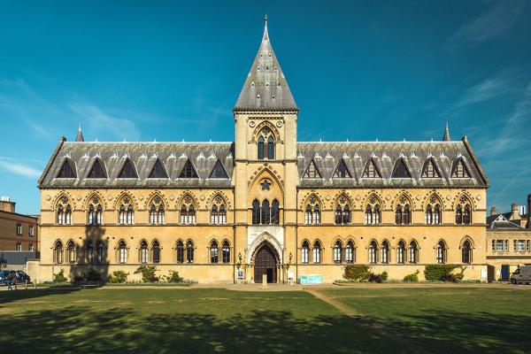 Exterior of Museum against blue sky