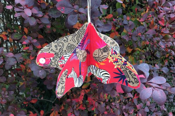 paper moth decoration