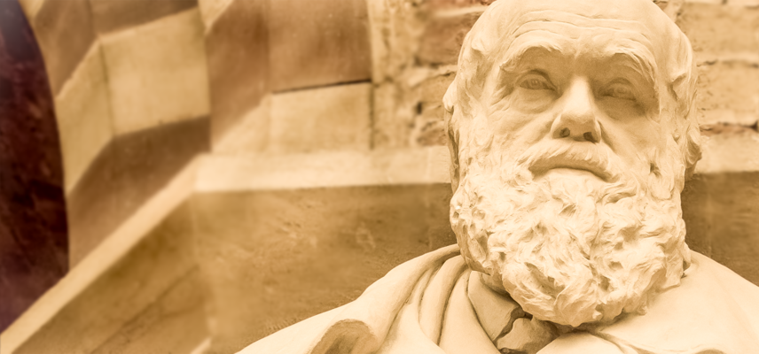 Charles Darwin statue
