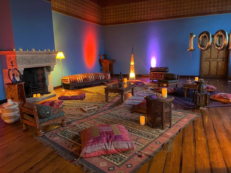The Westwood Room decorated for an Arabian themed ball