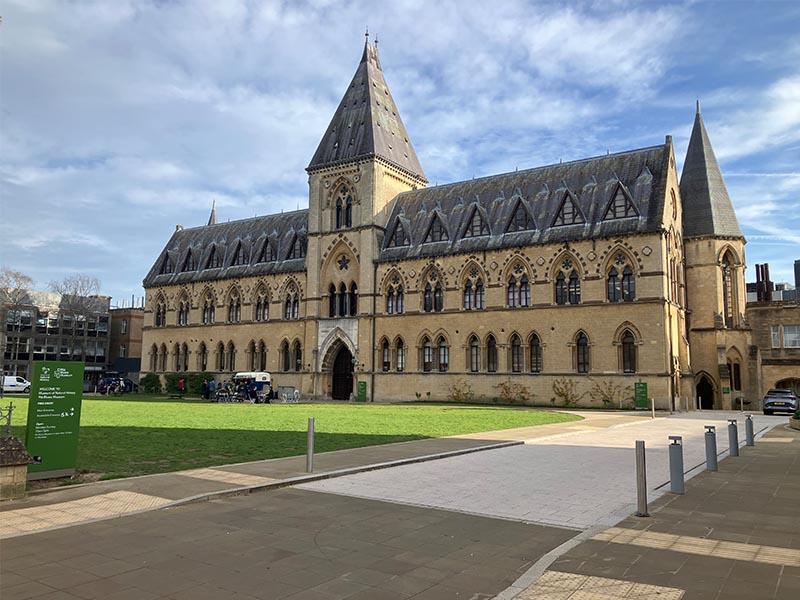 View of Oxford University Museum of Natural History taken from Parks Road